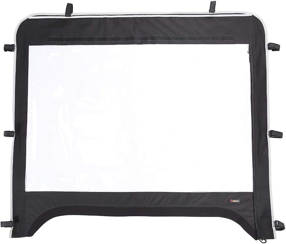 Kemimoto UTV Windshield Compatible with Kawasaki Mule 600 Mule 610XC SE SX Clear Fold Up UTV Full Front Windshield - Image 7