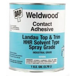 Dap 00233 Weldwood Contact Cement Landau Top & Trim HHR Solvent Type, 1 Gallon