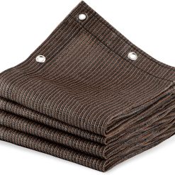 Alternative view of ABOSUN Outdoor Sun Shade Cloth, 12?? x 20??, Pergola, Deck, and Backyard Patio Sunshade with UV Protection, Heat Resistant HDPE Material, Reinforced Grommets (12×20 FT)