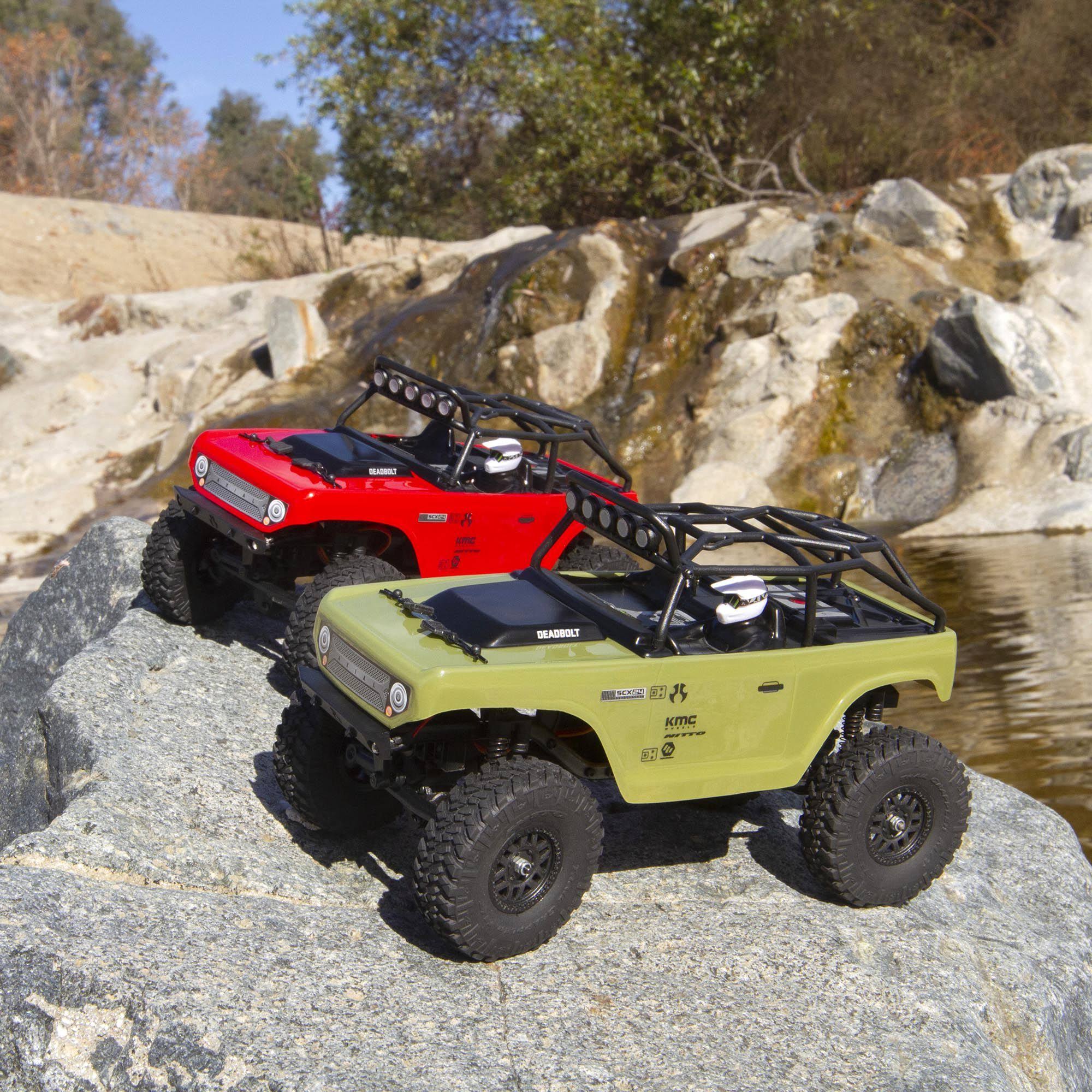 Axial 1/24 SCX24 Deadbolt 4WD Rock Crawler Brushed RTR Red - Image 9