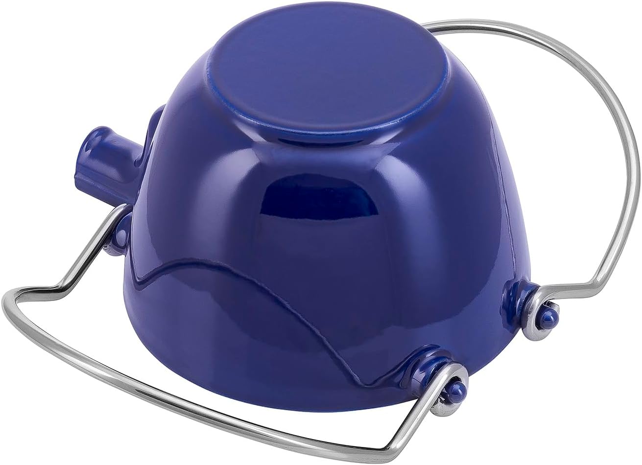 Staub Cast Iron 1-qt Round Tea Kettle – Basil, Made in France - Image 7