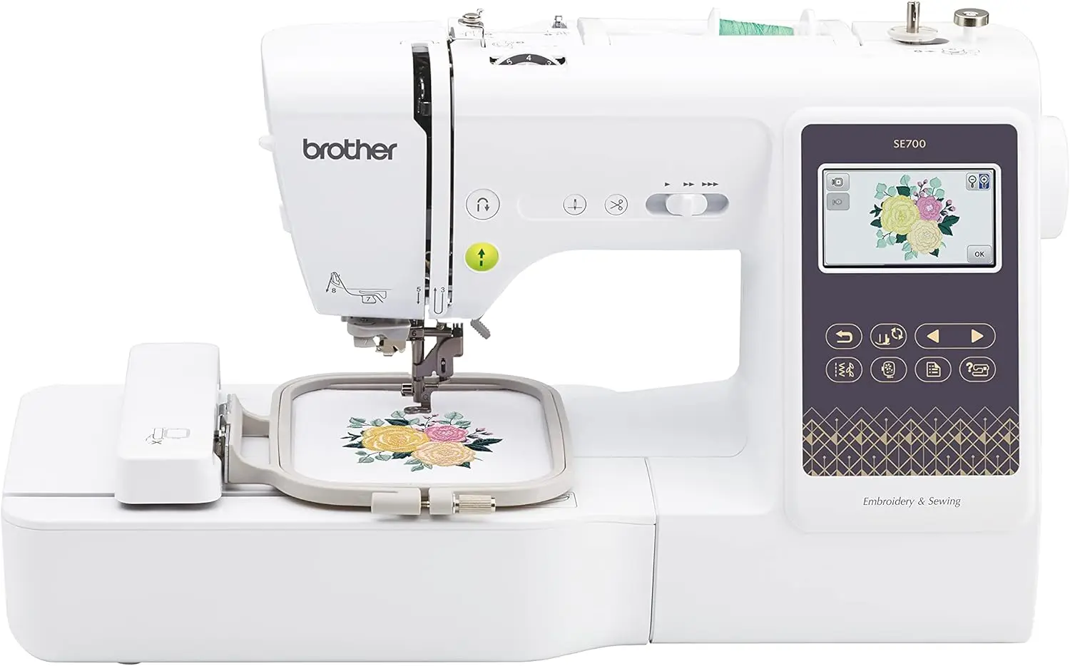 Computerized Sewing & Embroidery Machine with Wireless LAN ?C 135 Designs & 103 Stitches Built-In - Image 2
