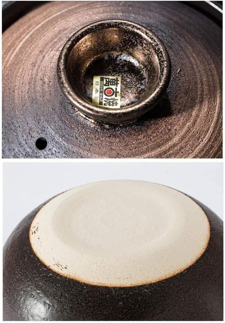 Casserole Dishes Casserole Dish with Lid Casserole Earthenware Pot Hot Can Pan,Round Ceramic Pan Dish,Insulated Casserole,Ceramic Casserole,Clay Rice Cooker Can,Stockcan - Image 7