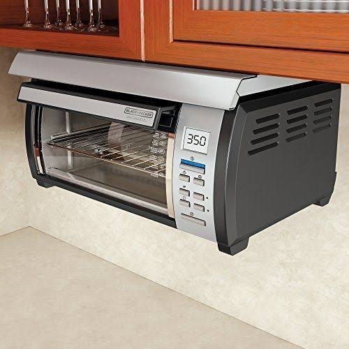 Blackdecker-space-maker-digital-toaster-oven-stainless-steel-black, Silver TROS1000 - Image 5