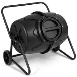 Costway 50 Gallon Wheeled Compost Tumbler Garden Waste Bin