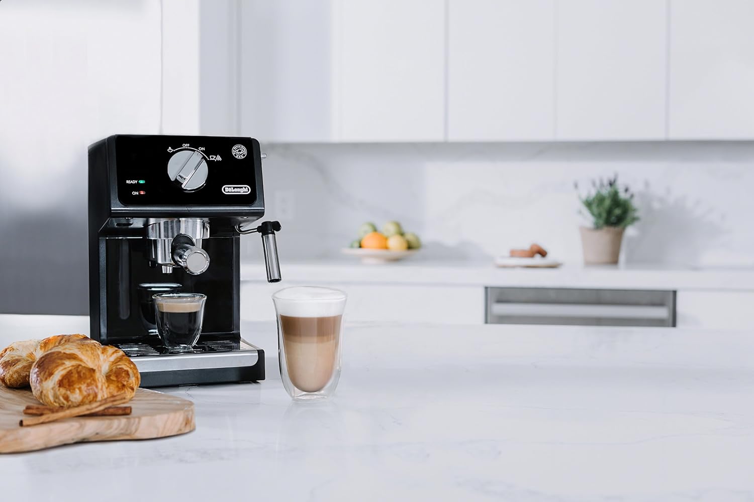 De’Longhi ECP3120 15 Bar Espresso Machine with Advanced Cappuccino System, 9.6 x 7.2 x 11.9 inches, Black/Stainless Steel - Image 5