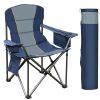 Camping Folding Chair, Heavy Duty Oversized Portable Outdoor Chair, Foldable Camp Chair with Cup Holder and Cooler Bag Support 450 LBS, Green??