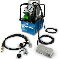 TEMCo HP0006 – Electric Hydraulic Pump Power Pack Unit 2 Stage Single Acting 110v 10k psi 488 Cubic in Capacity