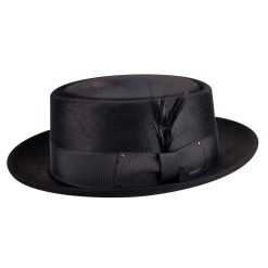 Alternative view of Men&s Bailey Jett Pork Pie Hat: Size: 7 5/8 Black