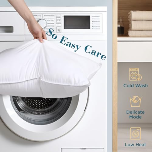 viewstar Bed Pillows King Size Set of 2, Hotel Quality, Down Alternative Big Pillow for Back, Stomach or Side Sleepers, Firm - Image 51