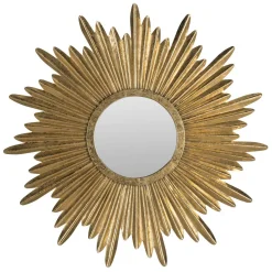Safavieh Josephine Antique Gold Sunburst Mirror
