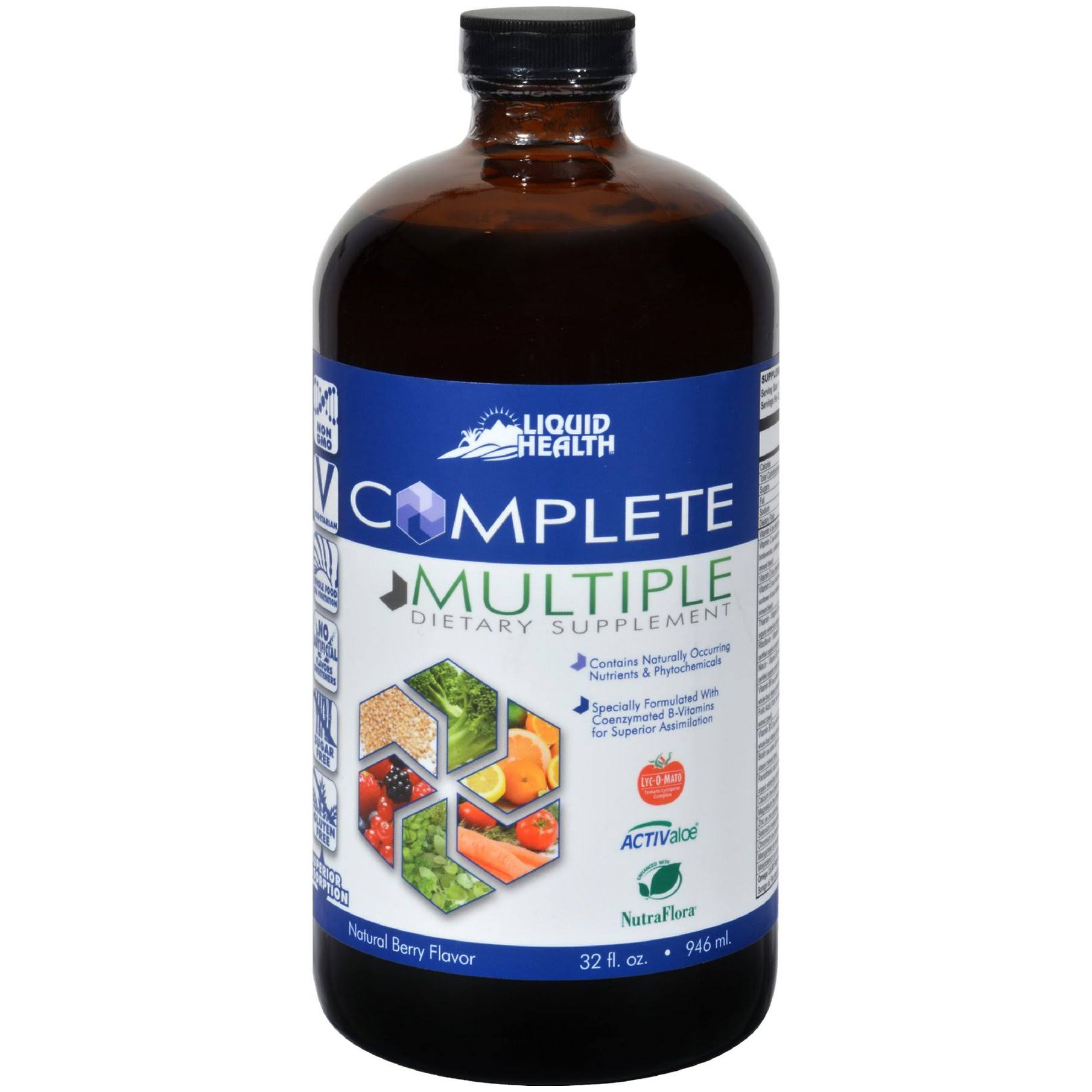 Liquid Health Complete Multiple, Natural Berry Flavor – 32 fl oz