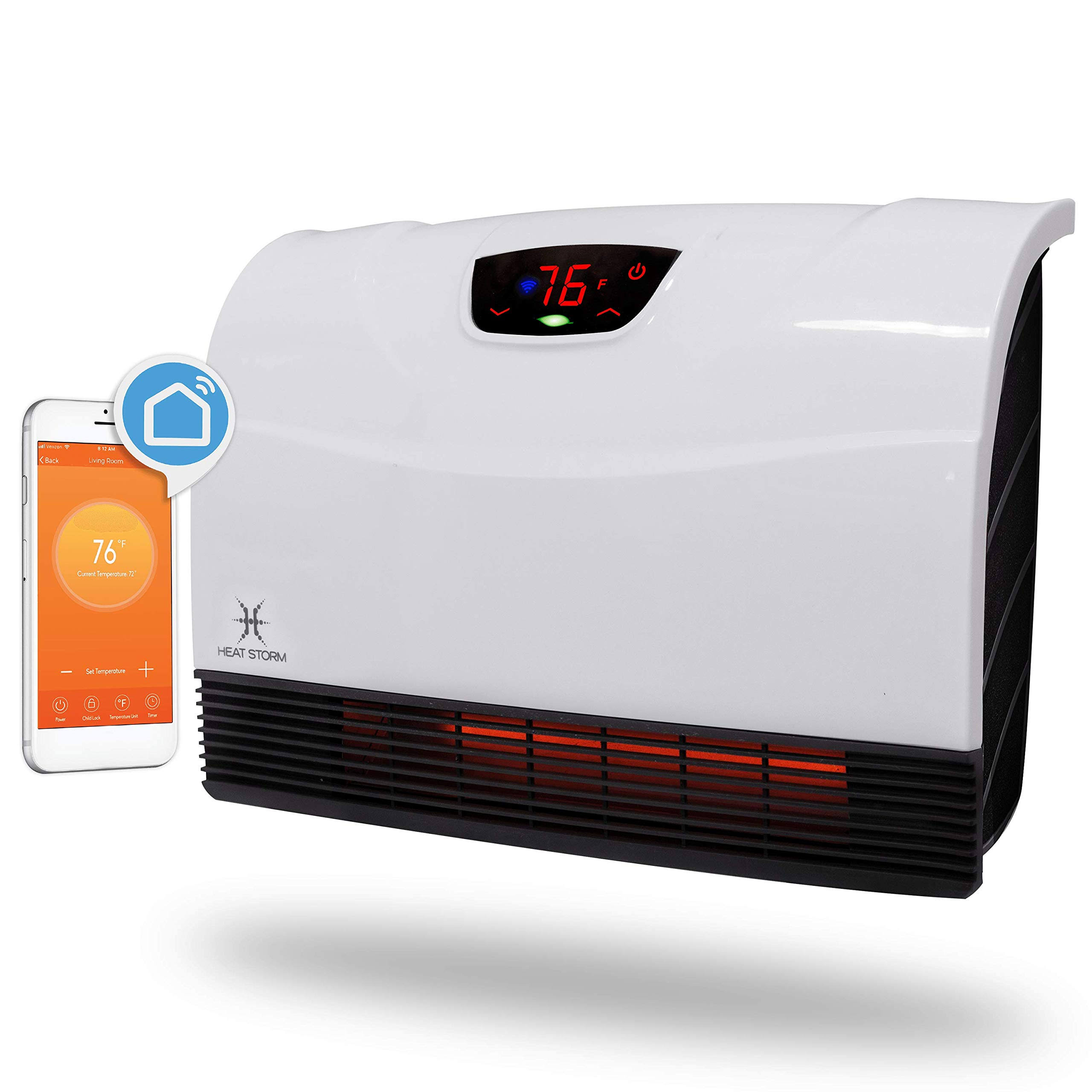 Heat Storm Phoenix Wall Heater W WiFi