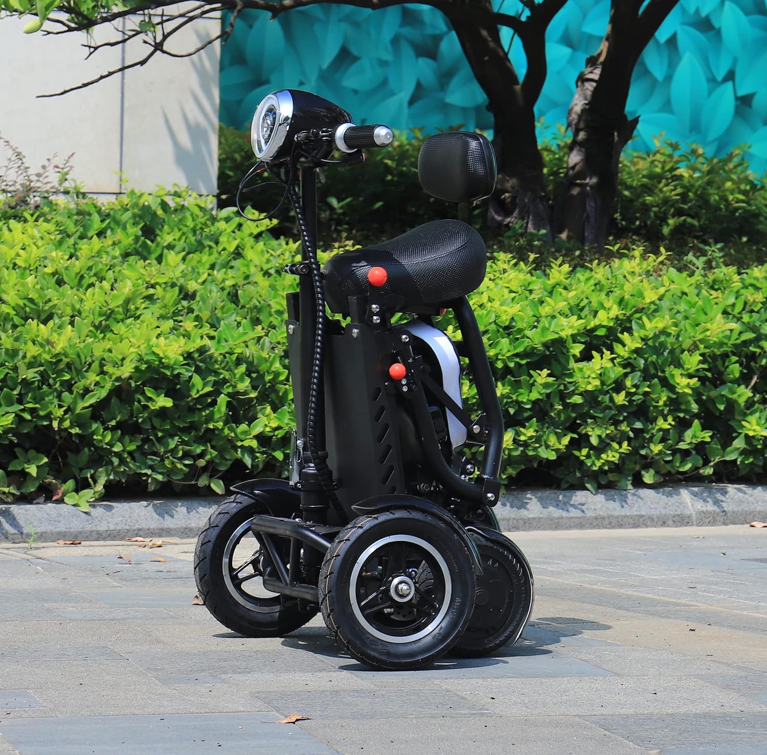 Generic 2022 New United Mobility City Slicker Battery Powered Mobility Scooter Heavy Duty Lightweight Folding 17 Miles Range Scooter (White) - Image 7