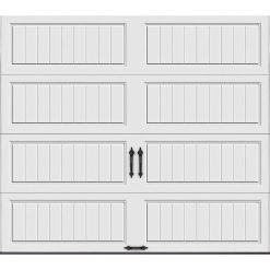 Clopay 111287 Gallery Collection 8 ft. x 7 ft. 6.5 R-Value Insulated Solid White Garage Door