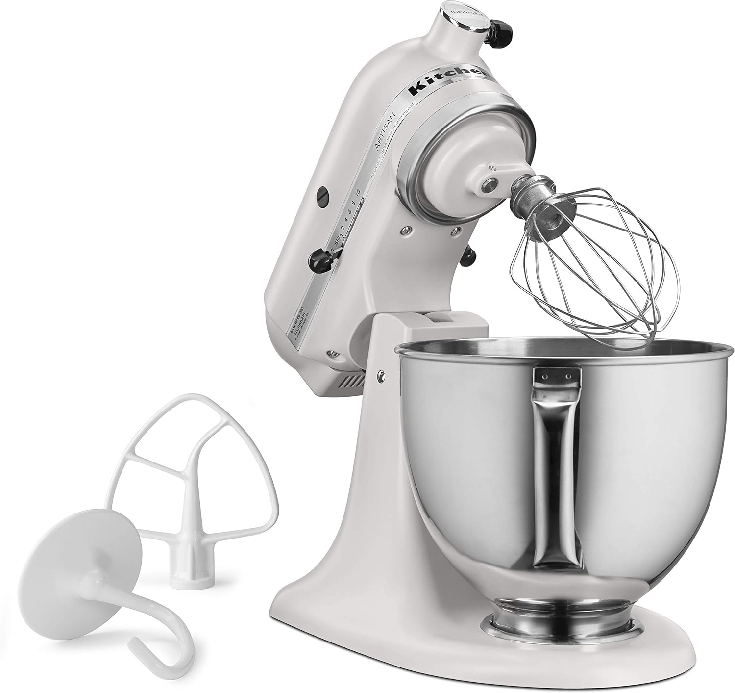KitchenAid Artisan Series 5 Quart Tilt Head Stand Mixer with Pouring Shield KSM150PS, Cast Iron - Image 92