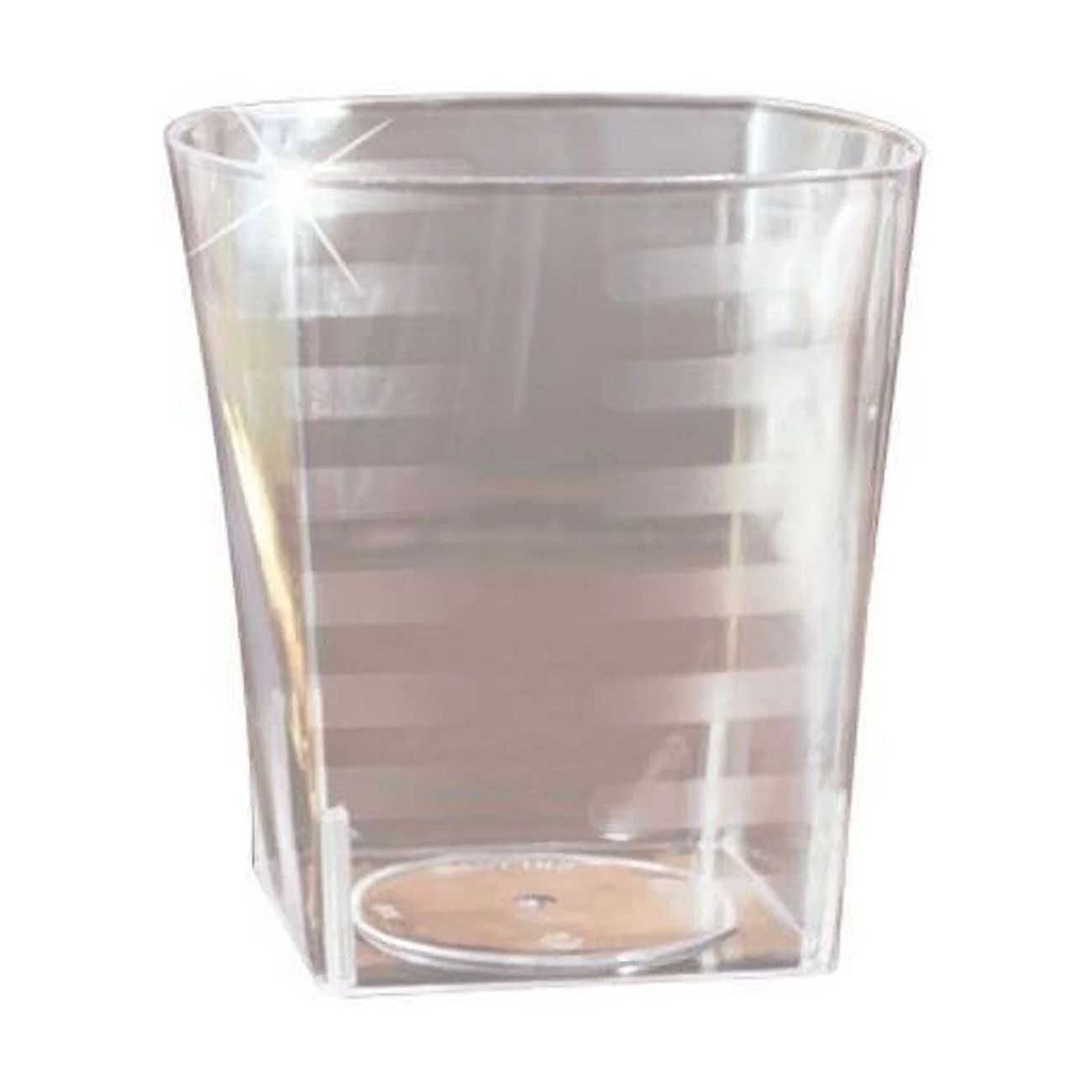 EMI Yoshi EMI-ST9 9 Oz Clear Plastic Rocks Square Clear Plastic Tumbler – Pack of 168