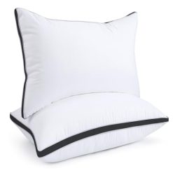 Alternative view of viewstar Bed Pillows King Size Set of 2, Hotel Quality, Down Alternative Big Pillow for Back, Stomach or Side Sleepers, Firm
