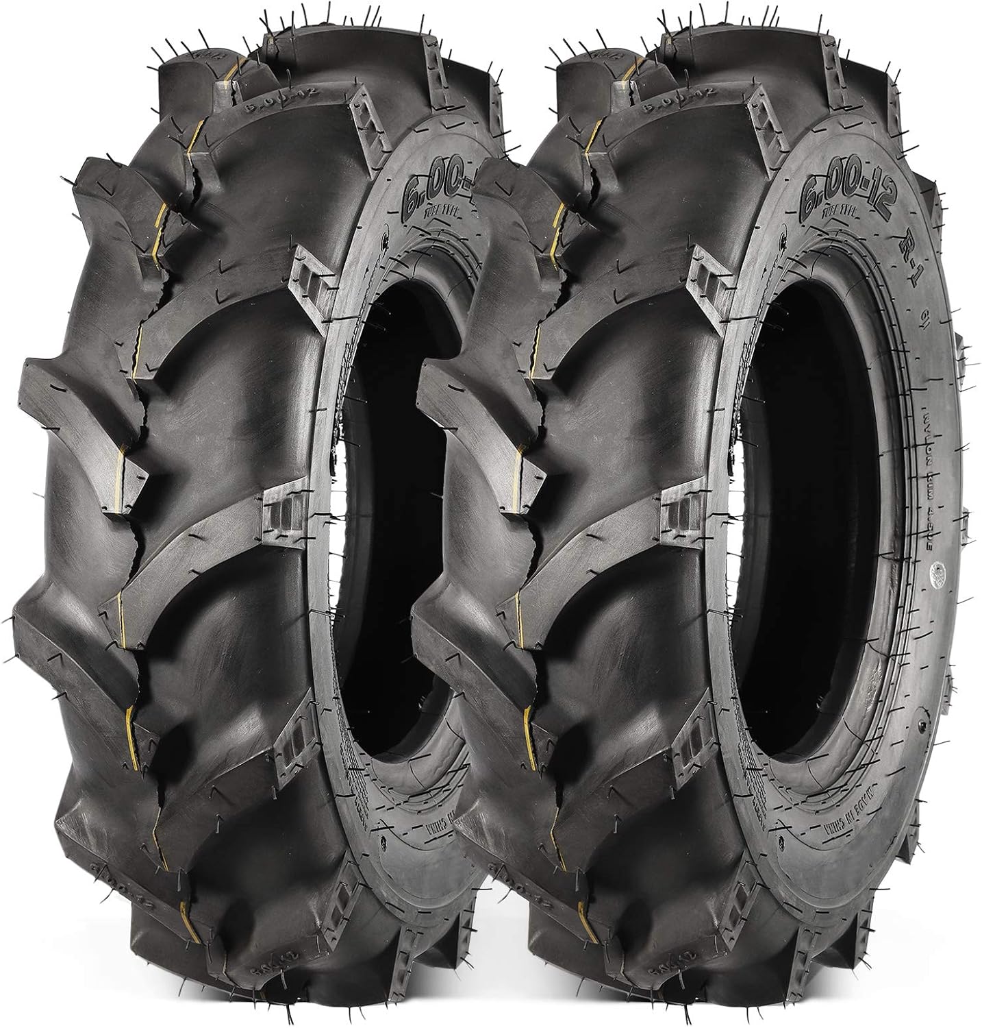 MaxAuto Farm Tractor Tire 6.00-12 Replace Kubota 7100 Series H167,2Pcs