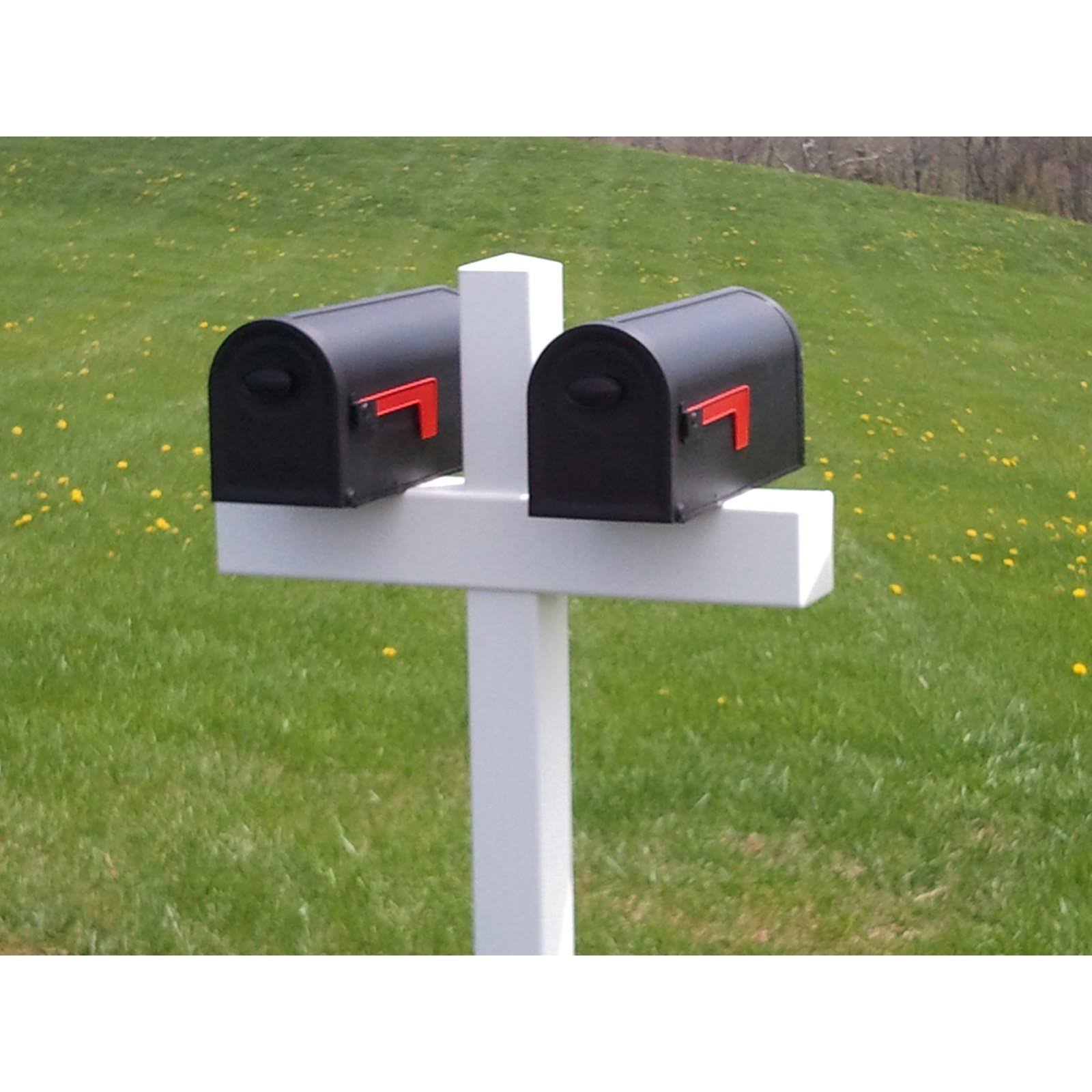 Cook Products Handy Double Mailbox Post
