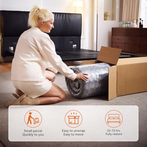 Queen Size 12 Inch Memory Foam Hybrid Mattress, Cooling Gel with Pocketed Coils for Pressure Relief, Motion Isolation, Medium Firm, 365-Night Trial, 10-Year Warranty, Mattress in a Box - Image 9