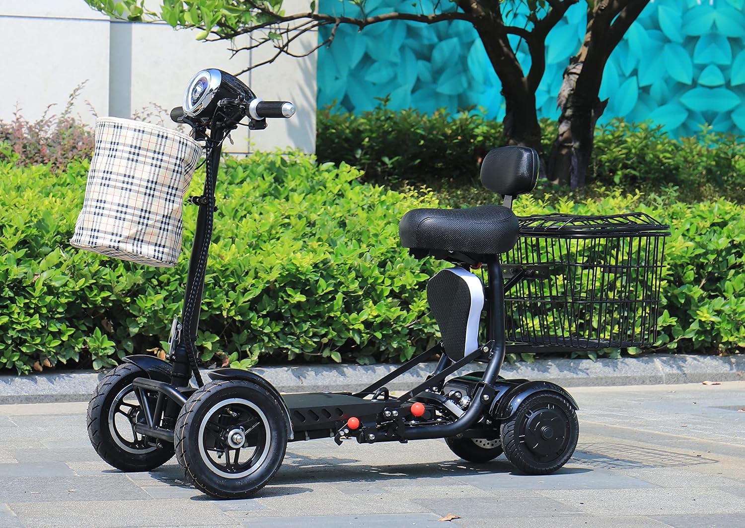 Generic 2022 New United Mobility City Slicker Battery Powered Mobility Scooter Heavy Duty Lightweight Folding 17 Miles Range Scooter (White) - Image 3
