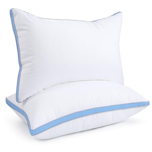 viewstar Bed Pillows King Size Set of 2, Hotel Quality, Down Alternative Big Pillow for Back, Stomach or Side Sleepers, Firm - Image 73