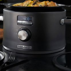 Alternative view of Calphalon Digital Saut Slow Cooker Dark Stainless Steel