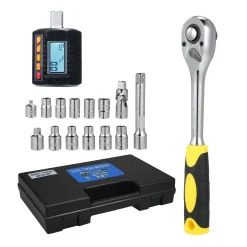Dcenta ENT 30 Digital Torque Meter Set, 1/2” Drive Torque Gauge with Ratchet Wrench, High Accuracy and Four Torque Units for Wide Applications Perfect for Precision Assembly