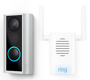 Ring Peep Hole Camera with Ring Chime Pro and Ring Assist Need