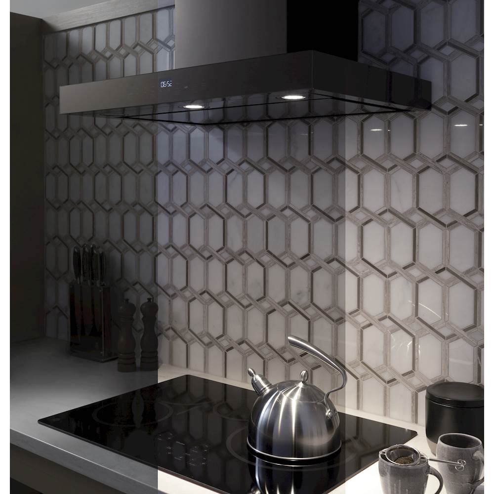 GE – 36 Convertible Range Hood – Black stainless steel - Image 3