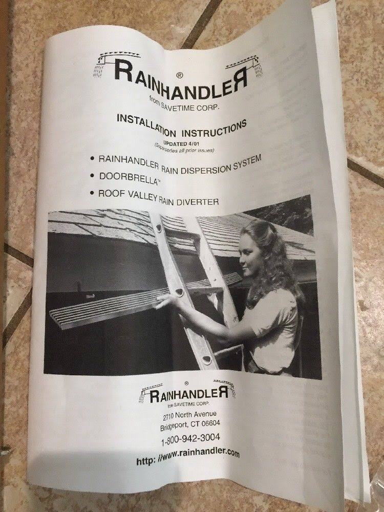 Rainhandler Gutter Replacement 3X 5 ft. Self Cleaning Aluminum White - Image 6