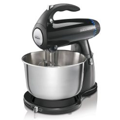 Sunbeam 2594 350-Watt Mixmaster Stand Mixer with Dough Hooks and Beaters, Black