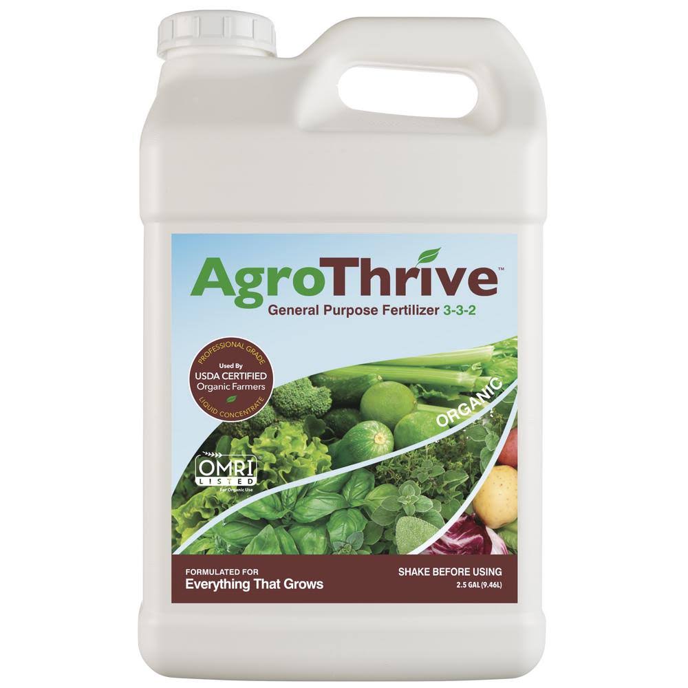 AgroThrive 2.5 gal. General Purpose Organic Liquid Fertilizer