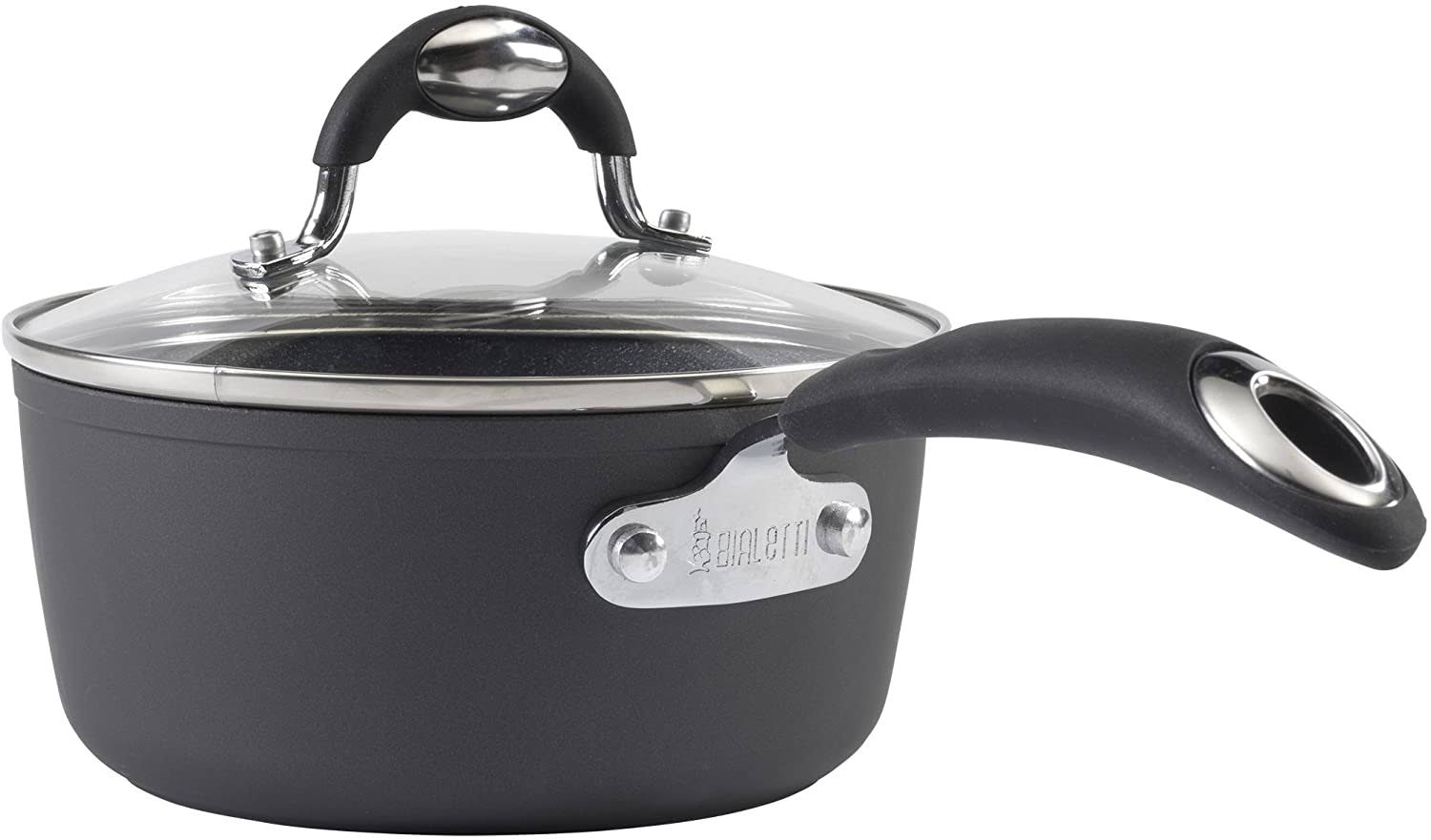 Bialetti Impact 10-Piece Black Nonstick Cookware Set - Image 6