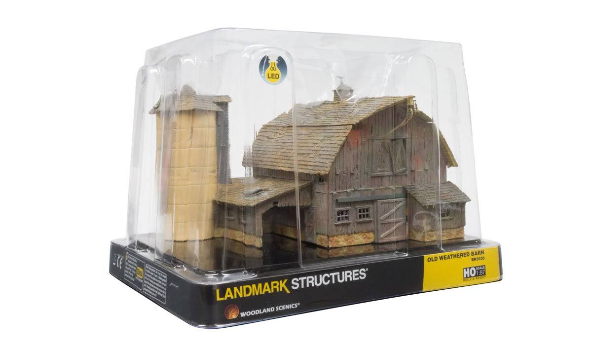 Woodland Scenics HO Old Weathered Barn Built u0026 Ready BR5038 - Image 6