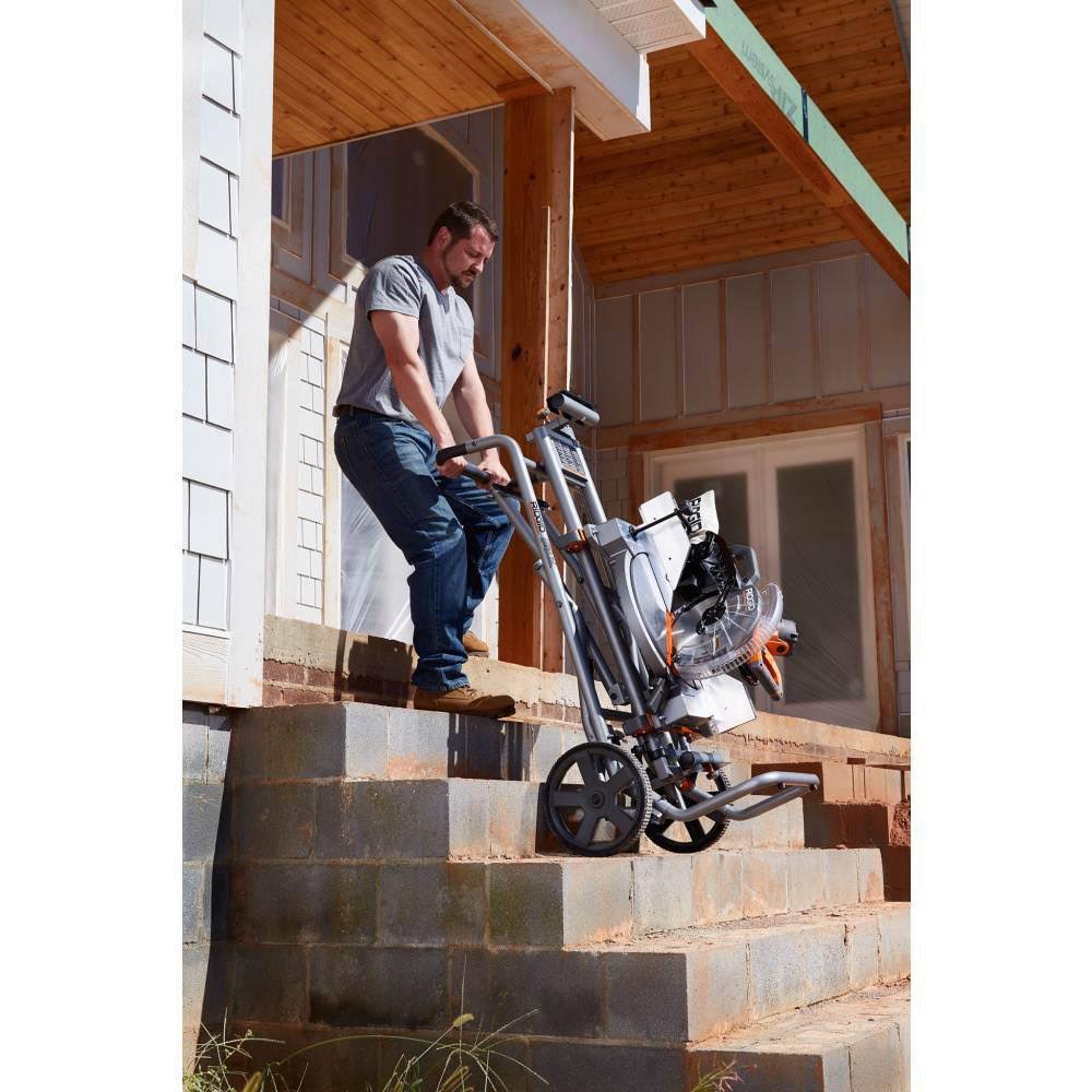 Ridgid Universal Mobile Miter Saw Stand with Mounting Braces - Image 9