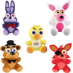Funko Collectible Plush – Five Nights at Freddy&s – Set of 5 (Mangle, Chica, Bonnie, Foxy u0026 Freddy)