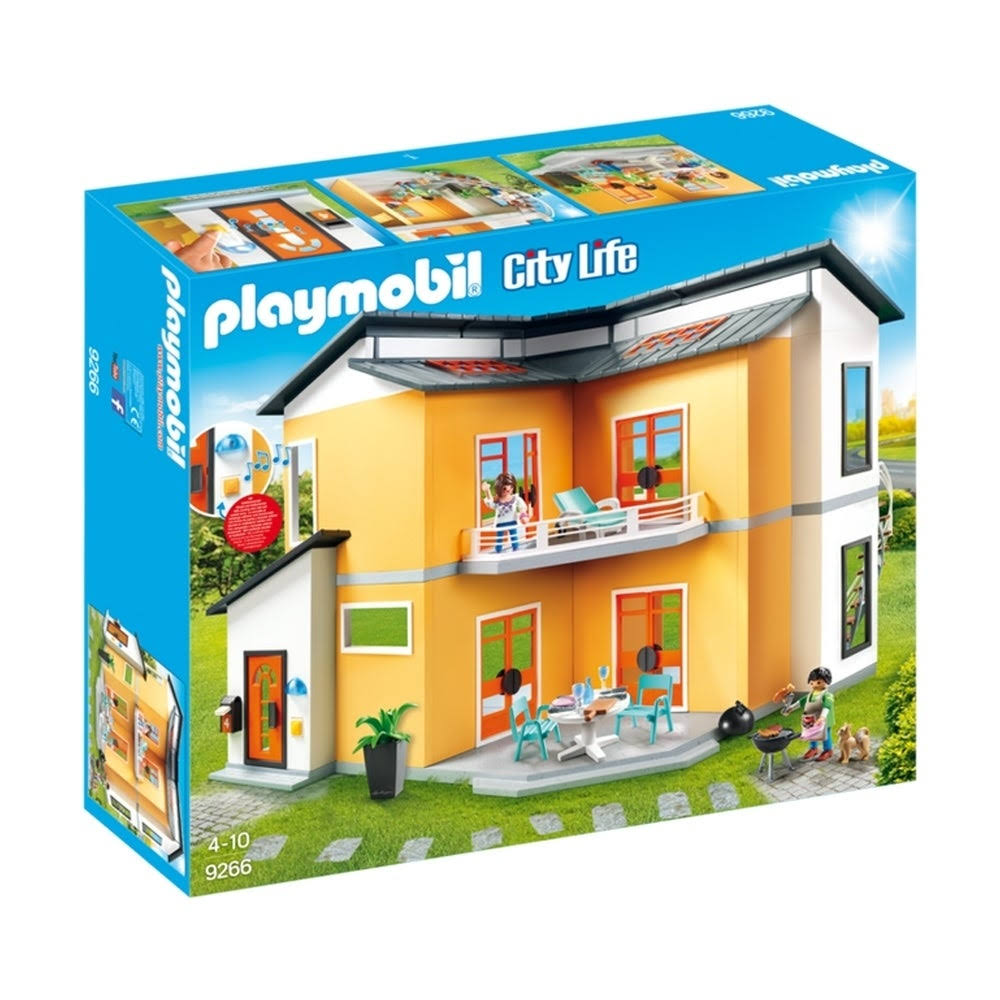 Playmobil Creative Kids Modern House Mega Toys Kit Indoor Games - Image 3