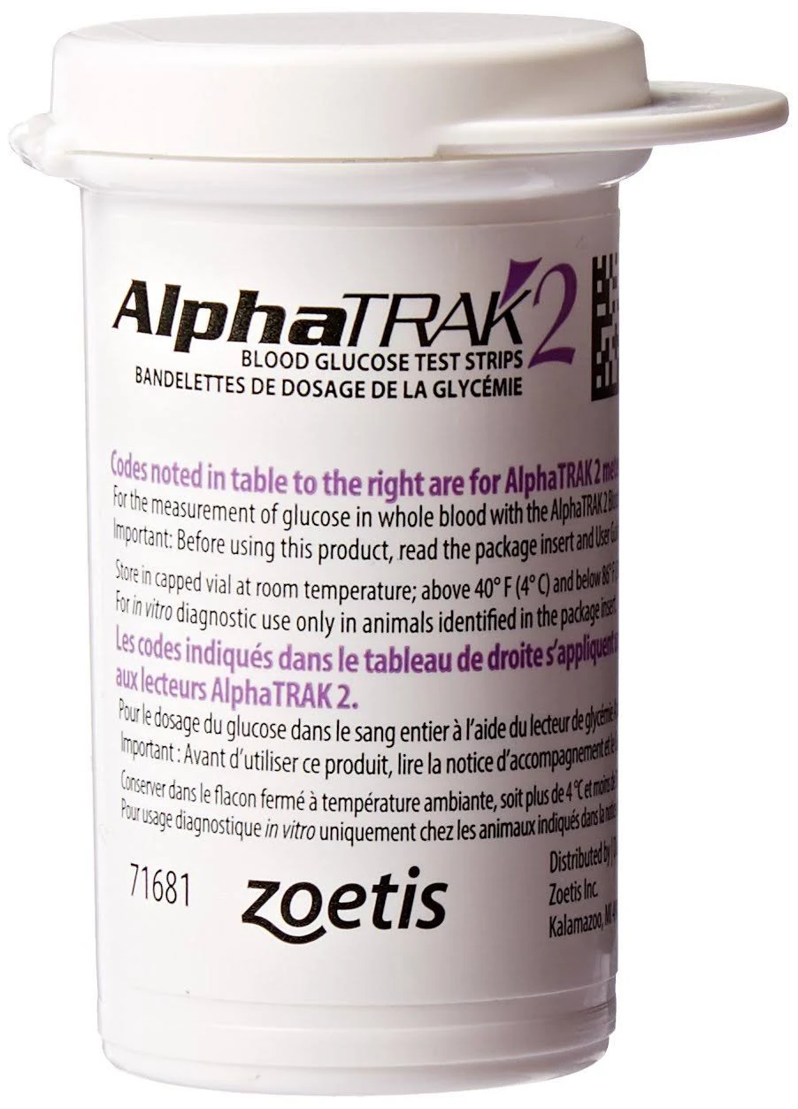 AlphaTRAK 2 Blood Glucose Test Strips 50 Count