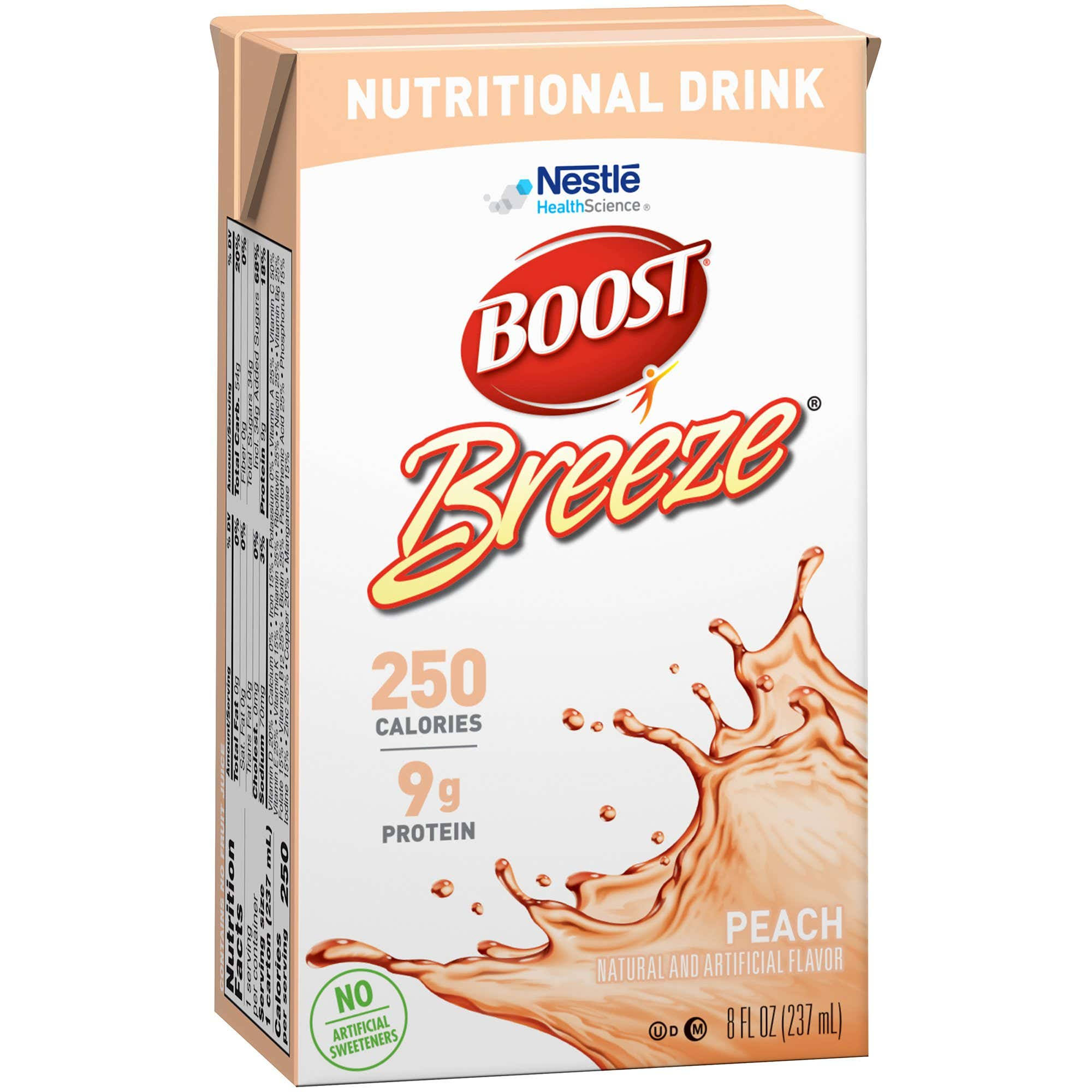 Boost Breeze, Peach 8oz, Case of 27 - Image 4