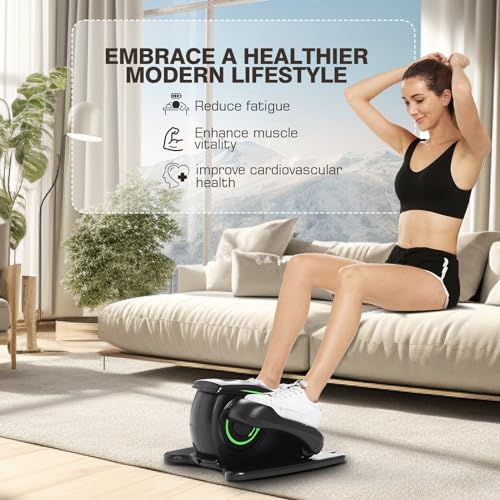 ANCHEER Under Desk Elliptical Machine – Quiet Pedal Exerciser for Seniors, Office & Home, Low-Impact Seated Leg Workout Equipment, Smart LCD Display, Remote Control - Image 17