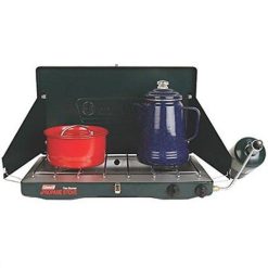 Alternative view of Coleman 2-Burner Dual Fuel Stove