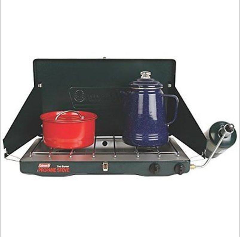 Coleman 2-Burner Dual Fuel Stove - Image 2