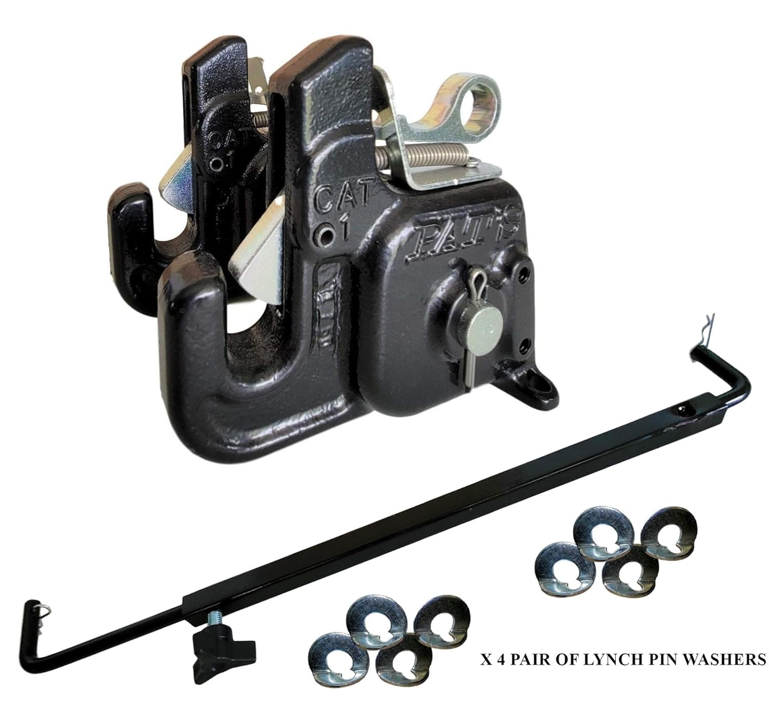 Pat’s Easy Change with Stabilizer Bar – Best Quick Hitch System On The Market ?C Flexible, Durable and Affordable (CAT #1 Green) - Image 17