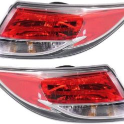 For Mazda 6 Tail Light Assembly 2009 10 11 12 2013 Driver and Passenger Side Pair/Set | Halogen | MA2804108 + MA2805108 | GS3L51160H + GS3L51150J