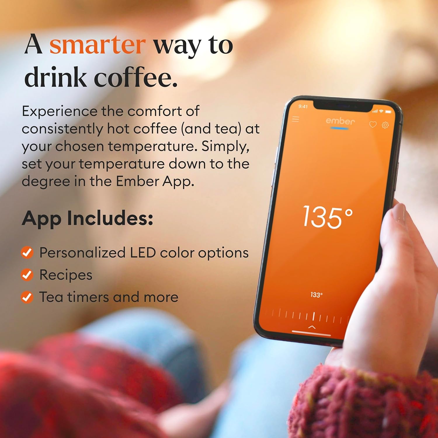 Ember Temperature Control Smart Mug 2, 14 Oz, App-Controlled Heated Coffee Mug with 80 Min Battery Life and Improved Design, White - Image 81