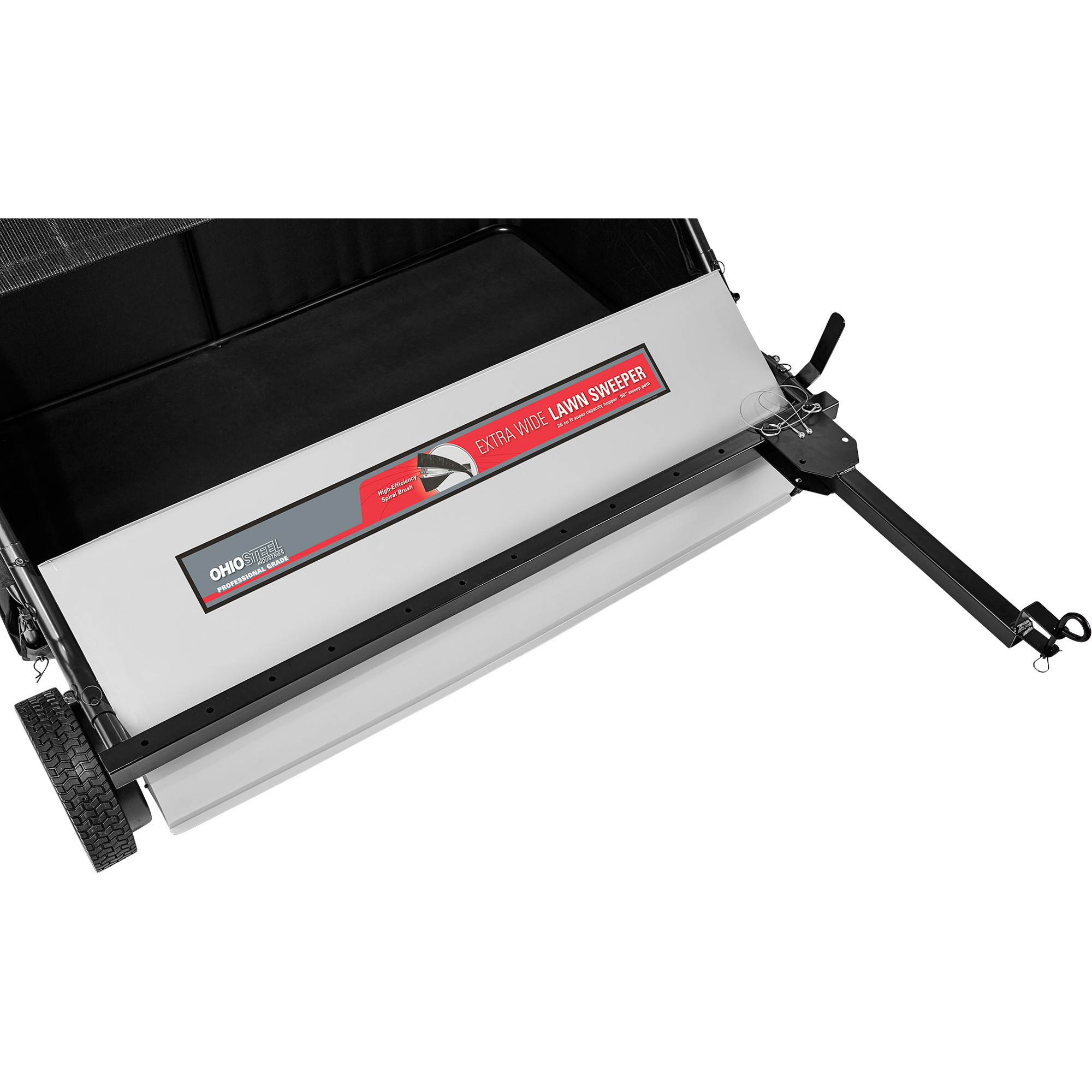Lawn Sweepers Ohio Steel Lawn Sweeper, 50in.W, 26 Cu. Ft. - Image 3