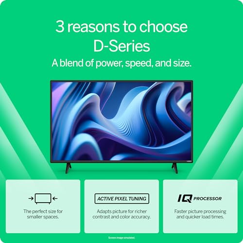 VIZIO 24-inch D-Series Full HD 1080p Smart TV with Apple AirPlay and Chromecast Built-in, Alexa Compatibility, D24f-J09, 2022 Model - Image 34