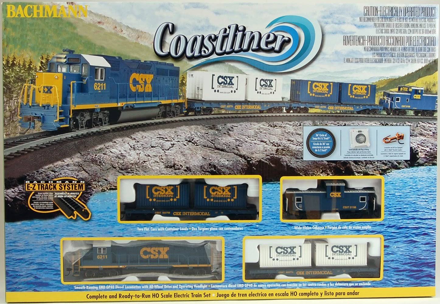 Bachmann Trains Coastliner – HO Scale Ready to Run Electric Train Set - Image 6
